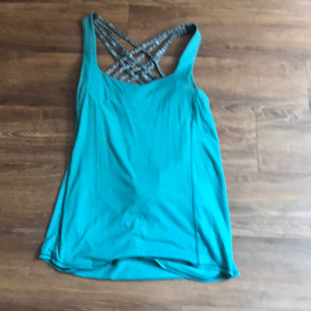 Lululemon green tank top